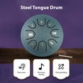 thumbnail image 5 of Percussion Instrument,Percussion Drum Balmy Drum Majors Friends Meditation And Drum With Meditation Majors Drum Meditation C Key Friends Handpan Steel Drum 8 Notes Percussion Portable, 5 of 6