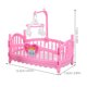 thumbnail image 4 of ColoMX 4 Uds Mini casa cama minicuna modelo Mini accesorios para casa de muñecas muebles en miniatura cuna para muñecas Kit de casa de muñecas en miniatura cosas en miniatura para casa de muñecas, 4 of 8