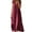 Wine, variant on Karight Women’s Summer Causal V Neck Button Down Shirt Dress A line Loose Fit Flowy Half Sleeve Midi Dresses with Pockets