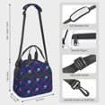 thumbnail image 3 of Flag Of Guam Insulated Reusable Lunch Bag with Detachable Adjustable Strap for Office Picnic Beach or Travel, 3 of 7