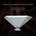 thumbnail image 4 of Soporte Video Del Proyector De La Exhibición De La Pirámide Del Holograma 3D Para El Teléfono Móvil Con El Paño Sweethay EL015958-00, 4 of 5