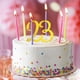 thumbnail image 3 of Adornos para tartas con números 0-9, espejo acrílico dorado, decoración para tartas de cumpleaños, fiesta de cumpleaños, boda, aniversario, graduación, suministros para tartas DIY, 3 of 5