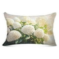 thumbnail image 3 of Pillow Case Plush Pillow Design White Hydrangea Bush Painting Case standard size/King size/Queen size Bed Pillow Pillowcases, 3 of 9