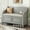 Gray, variant on Bellemave Shoe Storage Bench Entryway, Rustic Wooden Shoe Cabinets with Lift Top Storage, Shoe Organizer with with Hidden Storage Space and Removable Cushion for Living Room Hallways(White)
