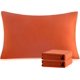 thumbnail image 1 of NTBAY Juego de 2 fundas de almohada estándar, 100% microfibra cepillada de 1800 hilos, súper suaves y acogedoras, resistentes a las arrugas, la decoloración y las manchas con cierre de sobre, fundas d, 1 of 4