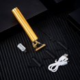 thumbnail image 1 of Cortapelos profesional para hombres, Kit de corte de pelo eléctrico, recortadora de pelo, resistente al agua, recargable, corte cerrado, recortadora de cuchillas en T, USB, 1 of 5
