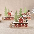 thumbnail image 2 of Yuarrent Árbol de decoración de escritorio de Navidad, colgante de bonita, artesanía DIY, adorno ensamblado, fiesta, hogar, dormitorio, oficina Kits de decoración para fiestas Muñeco de nieve Yuarrent HA069342-02, 2 of 6