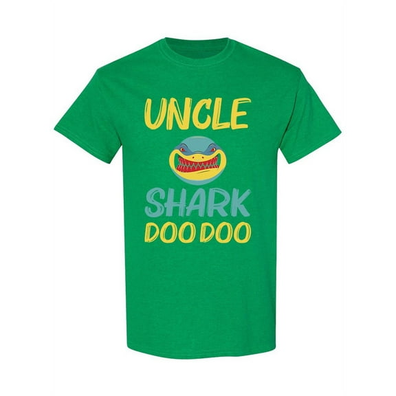 Uncle Shark Doo Doo T-Shirt Men -Image by Shutterstock, Male Medium
