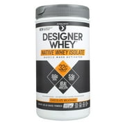 Designer Protein - Designer Whey Native Whey Isolate Chocolate Milkshake - 1.85 lb.