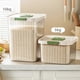 thumbnail image 2 of Moisture Proof Insect Proof Rice Box 10KG Grain Sealed Jar with Lid E, 2 of 5