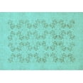 thumbnail image 1 of Ahgly Company Indoor Rectangle Abstract Light Blue Modern Area Rugs, 4' x 6', 1 of 4