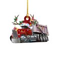 thumbnail image 1 of Ounissouiy Colgante de árbol de Navidad DIY, decoración colgante de vacaciones, artesanía de madera, colgantes de Navidad con temática de coche, Kits de decoración para fiestas Tipo 7 Ounissouiy HA040840-07, 1 of 6