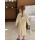thumbnail image 3 of Vestido con capucha para niña de estilo coreano, vestido con dobladillo de encaje estampado para niños de 2 a 7 años, ropa para niños de primavera y otoño 2025, 3 of 6