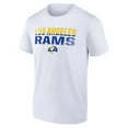 thumbnail image 2 of Men's White Los Angeles Rams Fade Out Team T-Shirt, 2 of 3