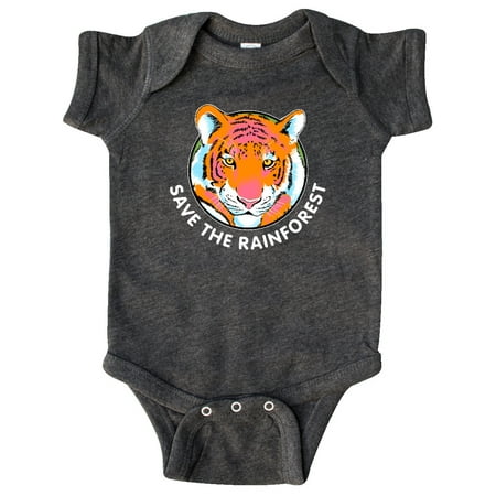 

Inktastic Save the Rainforest Tiger Illustration Gift Baby Boy or Baby Girl Bodysuit