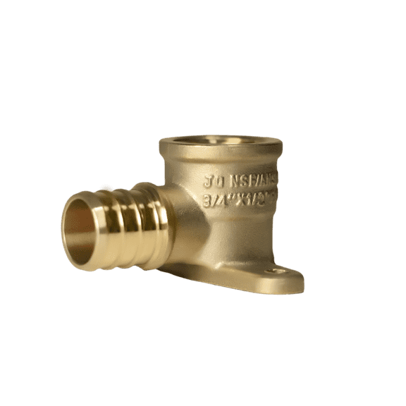 2 Pcs XFITTING 3/4 Inch Pex x 1/2 Inch Female NPT Drop Ear Elbow