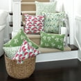 thumbnail image 5 of Pillow Perfect Painted Triangles Verte Rectangular Throw Pillow, 5 of 5