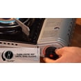 thumbnail image 3 of Chef Master 12,000 BTU Portable Butane Stove - Gas Burner for Camping & Outdoor Cooking - Countertop Cooktop with Carry Case, Wind Guard & Electronic, 3 of 6