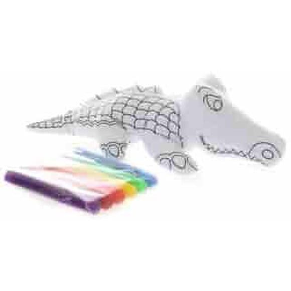 Ganz Crocodile 10 Inch Plush Mini Coloring Kit