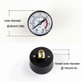 thumbnail image 4 of Air Compressor Pressure Switch Control Valve 90-120psi With Dual Pressure Gauges 20a Current, 4 of 4