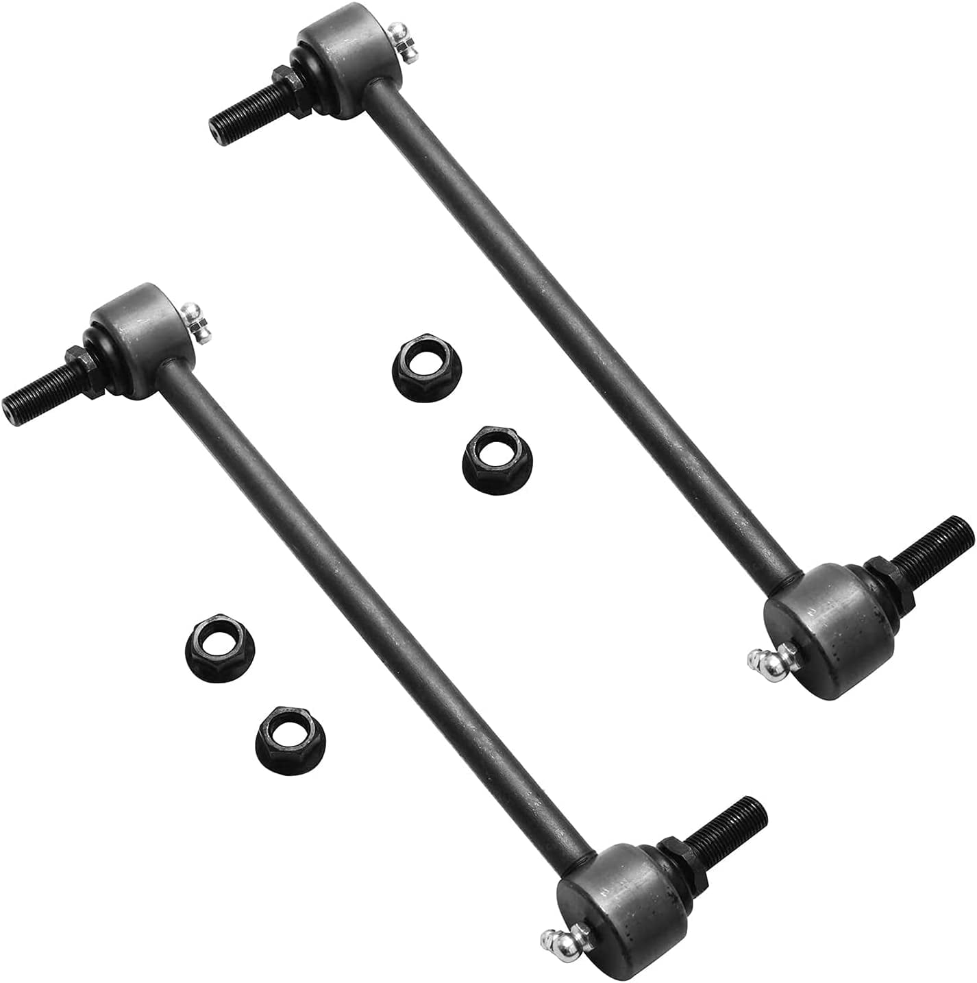 Detroit Axle - Front Struts w/Coil Spring Lower Control Arms Ball Joints Sway Bar Links Tie Rods Replacement for 2001-2003 Toyota Highlander AWD 3.0L