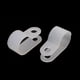 thumbnail image 2 of 20Pcs Abrazadera de Cable de Nylon Tipo R 1/2" 13.2mm Clip Sujetador Blanco, 2 of 2