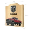 thumbnail image 2 of RAM Truck Red Dart Board Cabinet Set with 6 Steel Tip Darts, 2 of 3