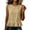 Khaki Tank Tops, variant on Miluxas Women's Cute Ruffle Hem Sleeveless Tank Tops Round Neck Solid Loose Tunic Shirts Lightweight Summer Blouse for Daily Casual Wear Light Blue