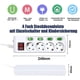 thumbnail image 2 of Regleta De Enchufes De 5 Vías Con Un Solo Interruptor Y Dispositivo De Seguridad Para Niños, 16a/230v, 2 of 5