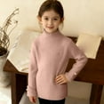 thumbnail image 1 of Cowsor Toddler Baby Boys Girls Knit Sweaters Turtleneck High Collar Fall Winter Soft Warm Sweater Pullover Tops, 1 of 6