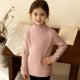 thumbnail image 1 of Cowsor Toddler Baby Boys Girls Knit Sweaters Turtleneck High Collar Fall Winter Soft Warm Sweater Pullover Tops, 1 of 6