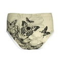 thumbnail image 2 of Pofeuu Vintage Floral Print Boy's Briefs Toddler Boys' Underwear, Organic Cotton, Comfort Briefs-Small, 2 of 7