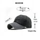 thumbnail image 3 of Gorra de béisbol de algodón puro lavado de color sólido con tablero claro y costuras para hombres y adultos, para padres e hijos, 3 of 6