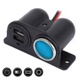 thumbnail image 1 of Vensio -Multi-Port Car Cigarette Lighter Socket Splitter with Dual USB Charging Ports, 12V/24V Power Adapter with Intelligent Identification and Overload Protection, 1 of 6