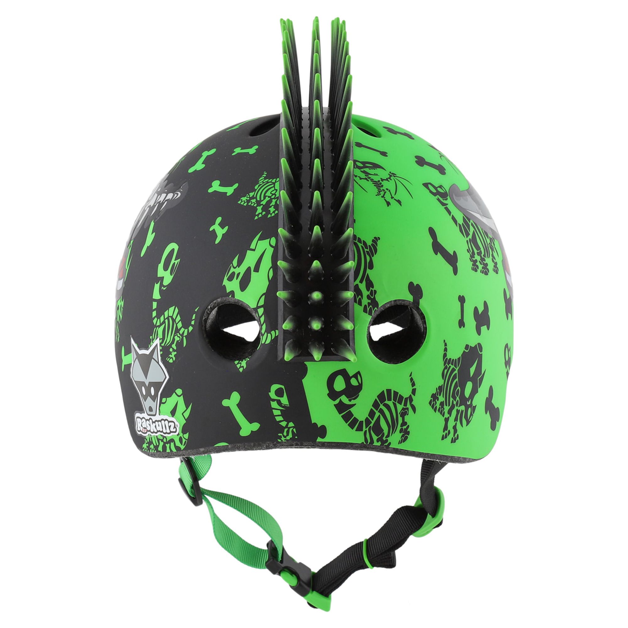 Raskullz Radasaurus Mohawk Helmet, Green, Ages 3-5 photo 3