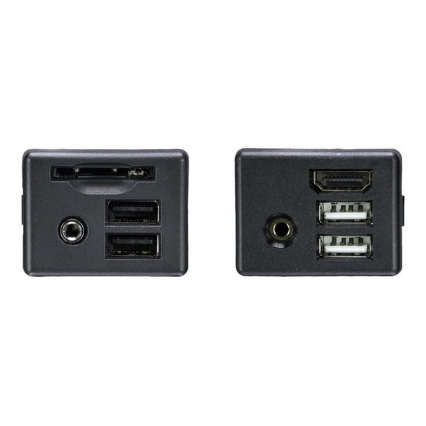 Axxess USB Hub Knockout USB de Remplacement - Câble Vidéo / audio / Données - HDMI, RCA x 2 Mâle vers USB, Mini-Téléphone Stéréo 3,5 mm, HDMI Femelle - 3 ft