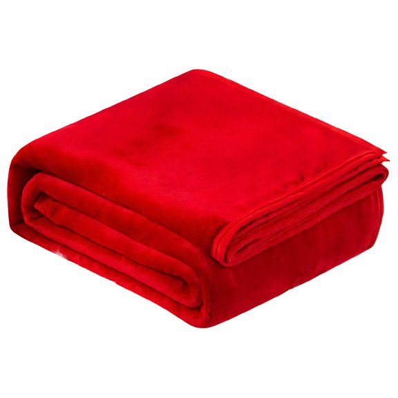 AUQ Throw Blanket,Lightweight Cozy Wrap Soft Throw Blanket,Modern Elegant Design Bed Blankets,Red,40*60in