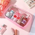 thumbnail image 4 of Bolsa de maquillaje Kacctyen Pink Bow Clear Coquette Pink PVC 26 x 8 x 15 cm, 4 of 6