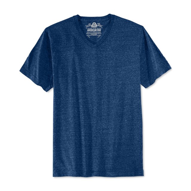 American Rag - Camiseta básica para hombre, color azul, talla mediana American Rag Camiseta básica