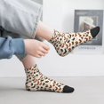 thumbnail image 2 of Rateoe Funny Chicken Pattern Quarter Crew Socks,Toe Seamed Ankle Socks,Cotton Cushioned Breathable Athletic Crew Sports Socks, 2 of 7