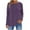 Purple H, variant on Bovxnpu Womens Long Sleeve Plus Size Tops, Dressy Casual Blouses Tunic Tops Basic Loose Shirts Summer Outfits Beach Vacation Plus Size Spring Clothes L