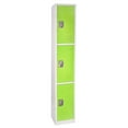 thumbnail image 2 of AdirOffice Casier de Rangement à Clés à Trois Compartiments en Acier 72 Po x 12 Po x 12 Po Vert 2 Pack, 2 of 13