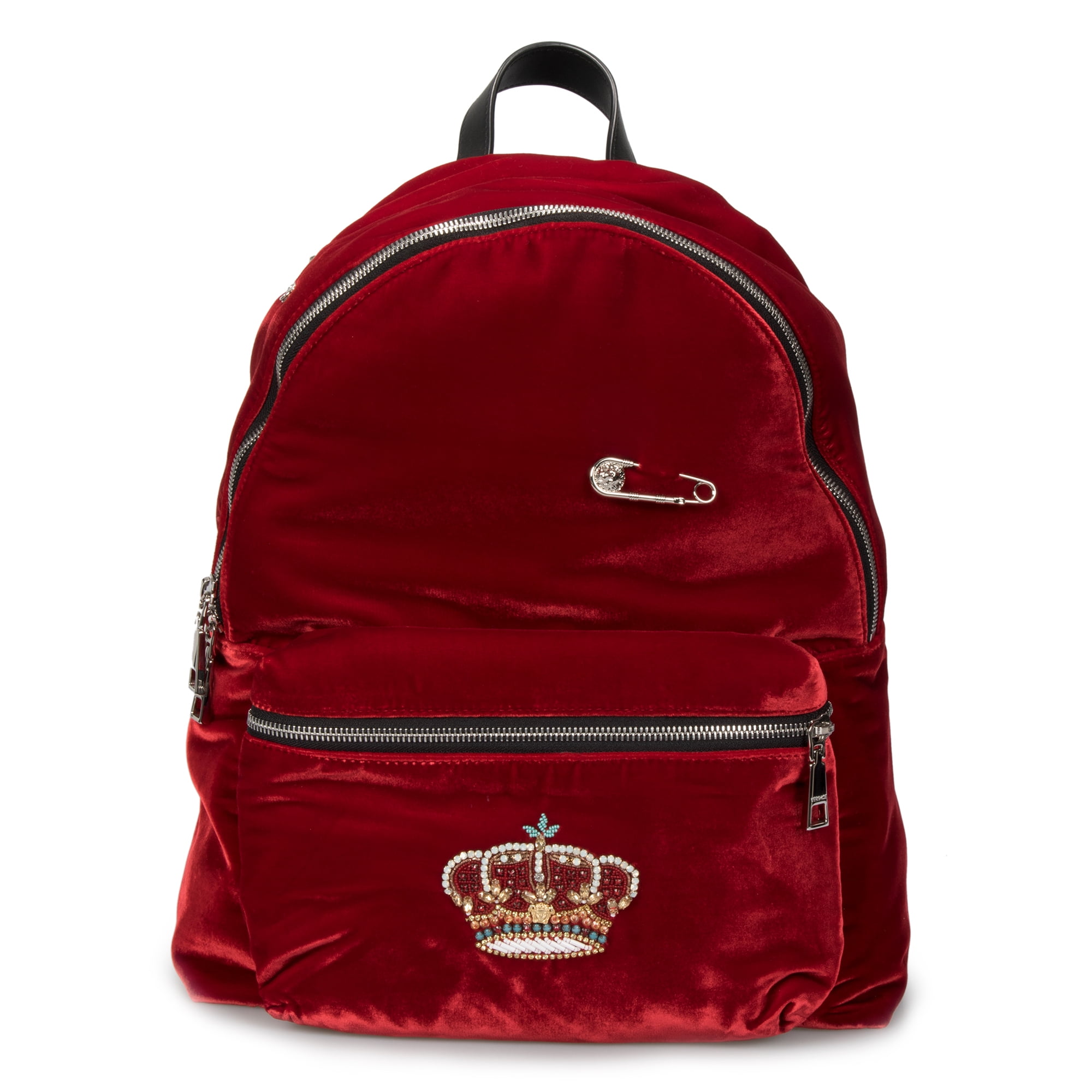 velvet backpack