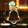 thumbnail image 2 of Christmas Window Led Sucker Lights Christmas Bell Lights Hanging Ornaments Warm White Fairy Lights for Holiday Christmas Window Glass Indoor Decor Battery Operated, 2 of 8