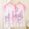 thumbnail image 1 of Camisones Kawaii Sanrios, ropa de dormir de dibujos animados, Cinnamoroll, My Melody Kuromi KT, suave y cómoda, regalo para niña, 1 of 1