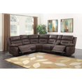 thumbnail image 6 of Aria 3PC Reclining Sectional - Saddle Brown, 6 of 10