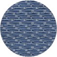 thumbnail image 2 of Addison Rugs Dream Shag Premium Machine Washable Transitional Rope Navy Round Rug, 8' x 8', 2 of 8