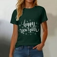 thumbnail image 6 of felwors Happy New Year Shirt for Women 2026 New Years Eve T-Shirt Countdown Fireworks Holiday Party Tops(Dark Green, XXL), 6 of 8