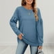 thumbnail image 1 of Sudadera Sudaderas básicas para mujer, estilo informal, cuello redondo, sudaderas lisas, traje de calle Cgtredaw Beige T S para Mujer, 1 of 6