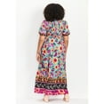 thumbnail image 2 of Avenue Women's Plus Size Eve Border Dress, 2 of 2